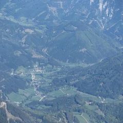 Flugwegposition um 15:25:48: Aufgenommen in der Nähe von Gußwerk, Österreich in 2332 Meter